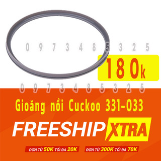 ⭐️ ⭐️ ⭐️ ⭐️ ⭐️ gioăng đơn nồi cơm điện cuckoo 1,8 lít mã 331-033 bảo hành 1 đổi 1 trong 1 năm