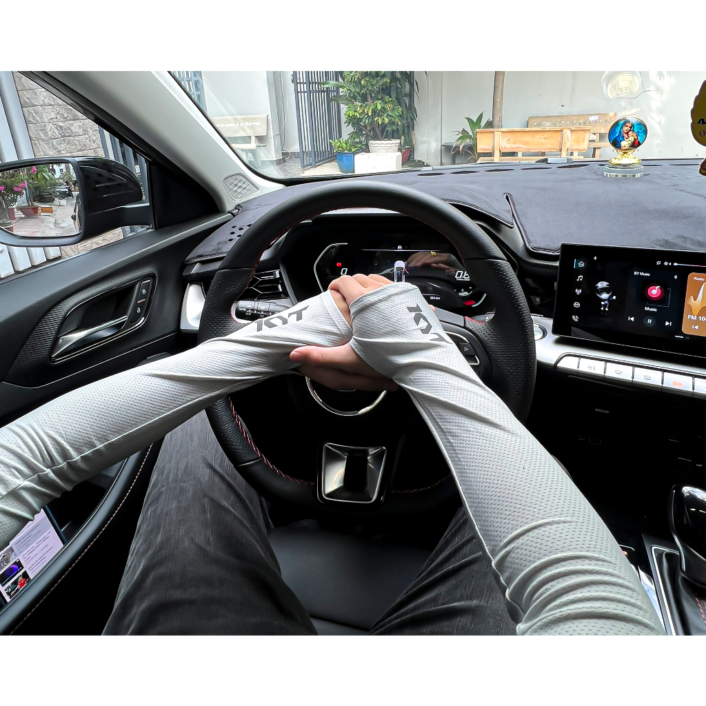 Găng ống tay X4 logo KYT phản quang thun lạnh co dãn tốt,thấm hút mồ hôi 2023