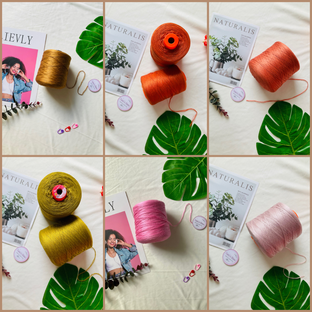 Yarn - Sợi Lụa Bạch Đàn | Sợi bóng, mền, đẹp, nhẹ | Dùng cho đan móc áo, váy, áo dài