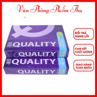 Giấy in a4 quality 70gsm, 80gsm xuất xứ thái lan -thùng 5 ream giấy phù hợp in laser, in phun chất lượng cao