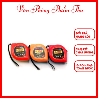 Thước kéo cuộn cao cấp gstar - thước kéo gstar không lỗ ban - văn phòng phẩm thu