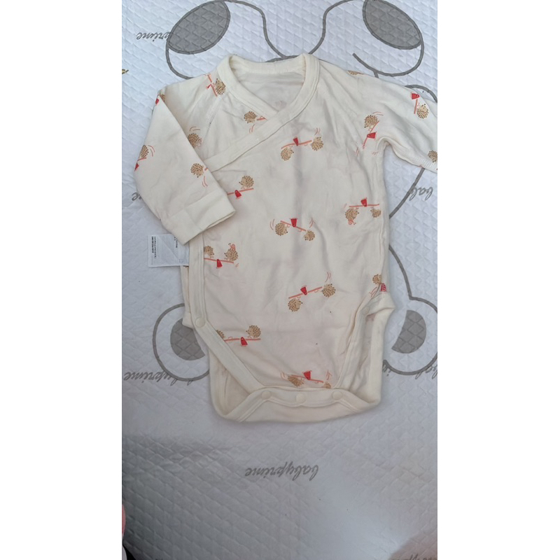 Body chip Vạt chéo Organic cotton dài tay hiệu xịn hàng cao cấp cho bé trai bé gái