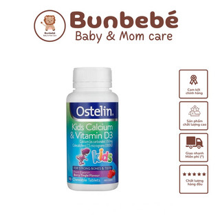 Canxi khủng long cho bé - Kids Calcium & Vitamin D3 Ostelin 90 viên