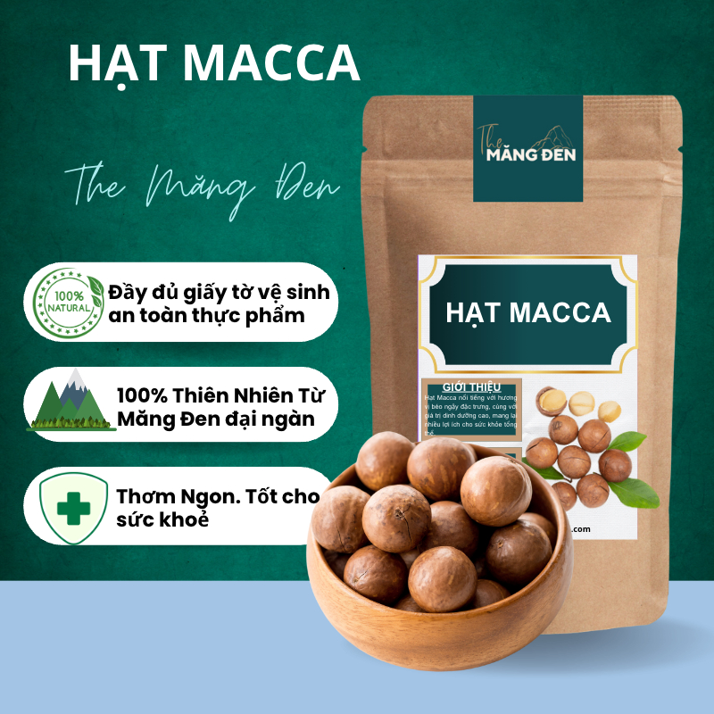 Hạt Macca Măng Đen 250g Đặc Sản Măng Đen Kon Tum