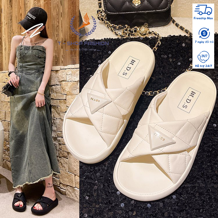 Dép Lê para hai dây Đan chéo hàng quảng châu loại một