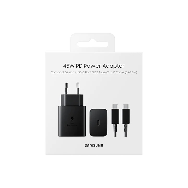 [ Sạc 45W Samsung EP-T4511 ] - Bộ Adapter sạc kèm cáp Type C - Type C PD 45W Samsung EP-T4511 - Tech