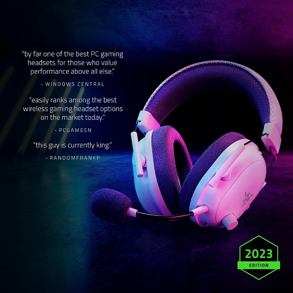 Tai nghe không dây chùm đầu Razer BlackShark V2 Pro-2nd gen -Wireless Gaming Headset_Mới, hàng chính hãng