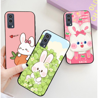Ốp lưng vivo y72 5g in hình thỏ trắng cute dễ thương