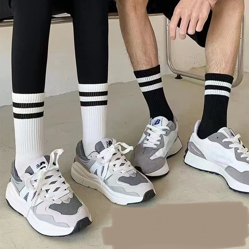 Tất cao cổ sọc kẻ nam nữ người lớn