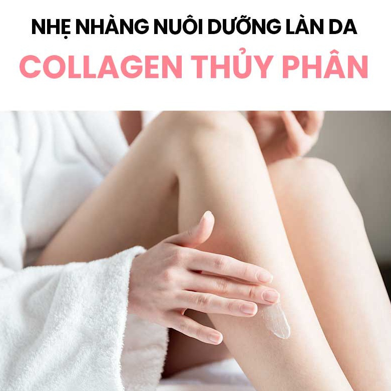 Kem Dưỡng Thể Trắng Da Ban Đêm Nâng Tone Hàn Quốc WHISIS Premium Collagen Whitening Body Lotion 200ml