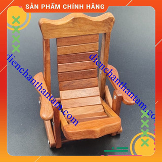 Ghế để giá đỡ điện thoại bằng gỗ, gấp được - Diện Chẩn Thân Tâm