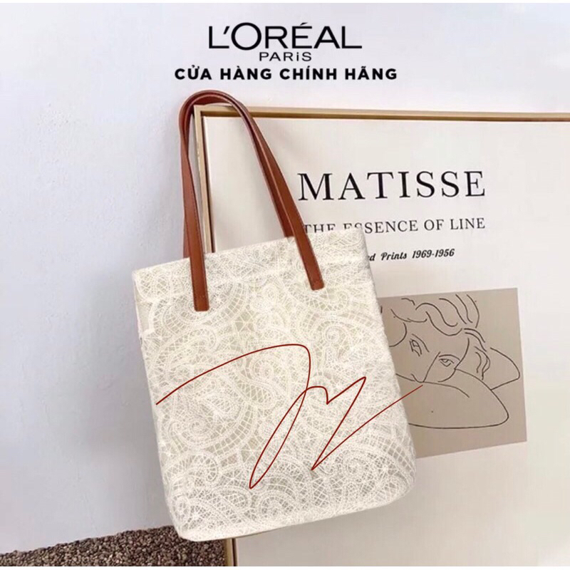 Túi tole vải canvas quà tặng MAC,Loreal, maybelline