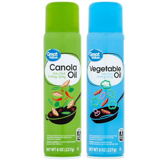 Dầu hạt cải ăn kiêng Great Value Canola dạng xịt 227gram - hàng Mỹ