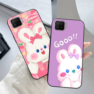 Ốp lưng oppo a73 / oppo a93 in hình thỏ trắng cute dễ thương