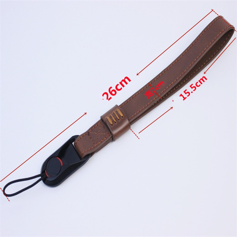 Dây  đeo cổ tay cho máy ảnh handstrap da PU kết nối nhanh