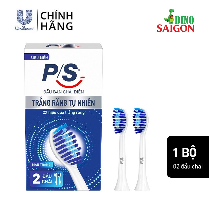Combo 2 Đầu bàn chải điện P/S S100 Pro, Sonic Expert Sạch Sâu Trắng Răng Tự Nhiên