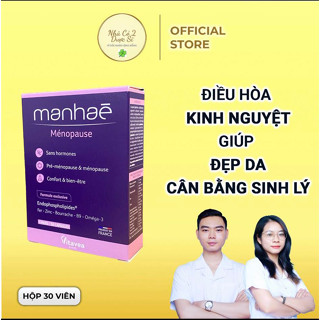 [Nội Tiết] Nutrisante Manhae Hỗ Trợ Cân Bằng Nội Tiết Tố Cho Nữ Giới Nhập Khẩu Pháp