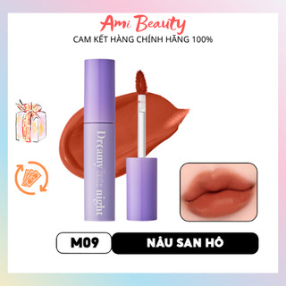 Son kem lì, mịn mượt nhẹ môi merzy dreamy late night mellow tint - m9 breathe tan 4g