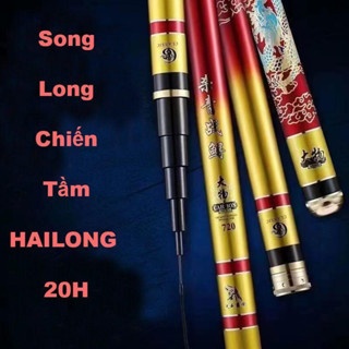  cần câu tay song long chiến tầm hailong tải tĩnh 6kg5 săn hàng tặng ngọn phụ bảo hành 1 lóng bất kỳ trừ lóng gốc hỗ trợ 