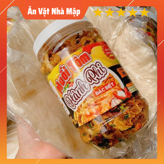 Bánh tráng muối tôm hành phi - bánh tráng phơi sương dẻo tây ninh 700g