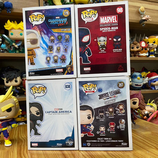 Mô hình Funko Marvel - Spider / Superman / Stanlee / Winter Solider (fullbox, real)