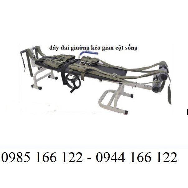 Bộ dây đai của giường kéo giãn cột sống lưng và cổ