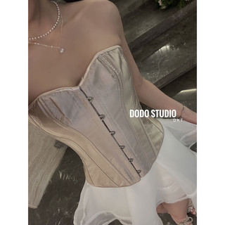 Set corset lụa cv tơ nến