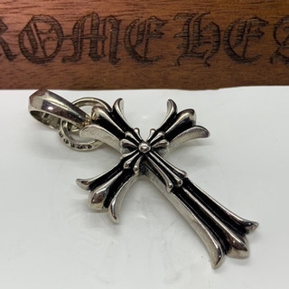 Mặt dây chuyền Chrome Heart Double Cross bạc cao cấp fullbox.