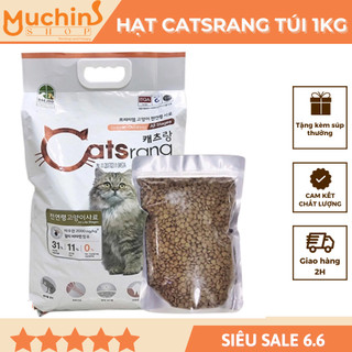  Thức Ăn Cho Mèo Hạt Catsrang, Cateye, Catson Túi 1kg - Hạt Cho Mèo Catsrang Thơm Ngon | Muchinshop