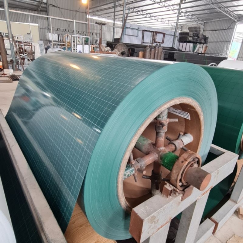Bảng Từ Xanh kẻ ô ly 60x100cm Chống Lóa Viết Phấn
