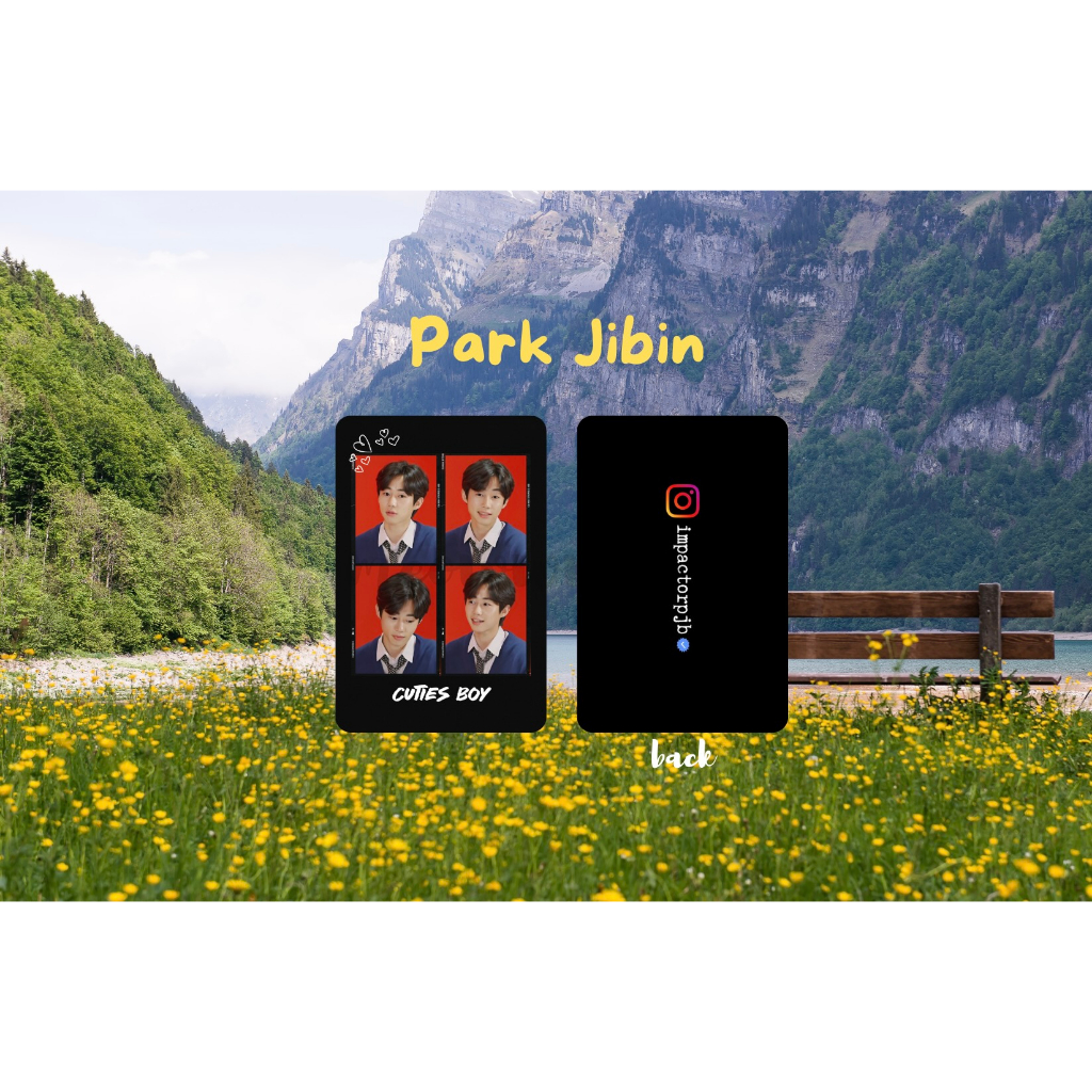Card bo góc park ji bin cutiess