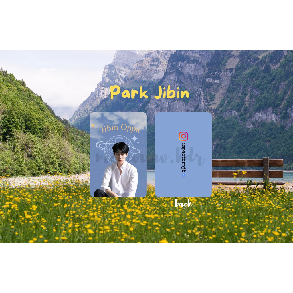 Card bo góc park ji bin cutiess