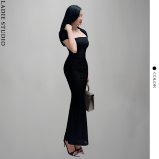 Đầm body đuôi cá choàng vai tôn dáng - DAM04
