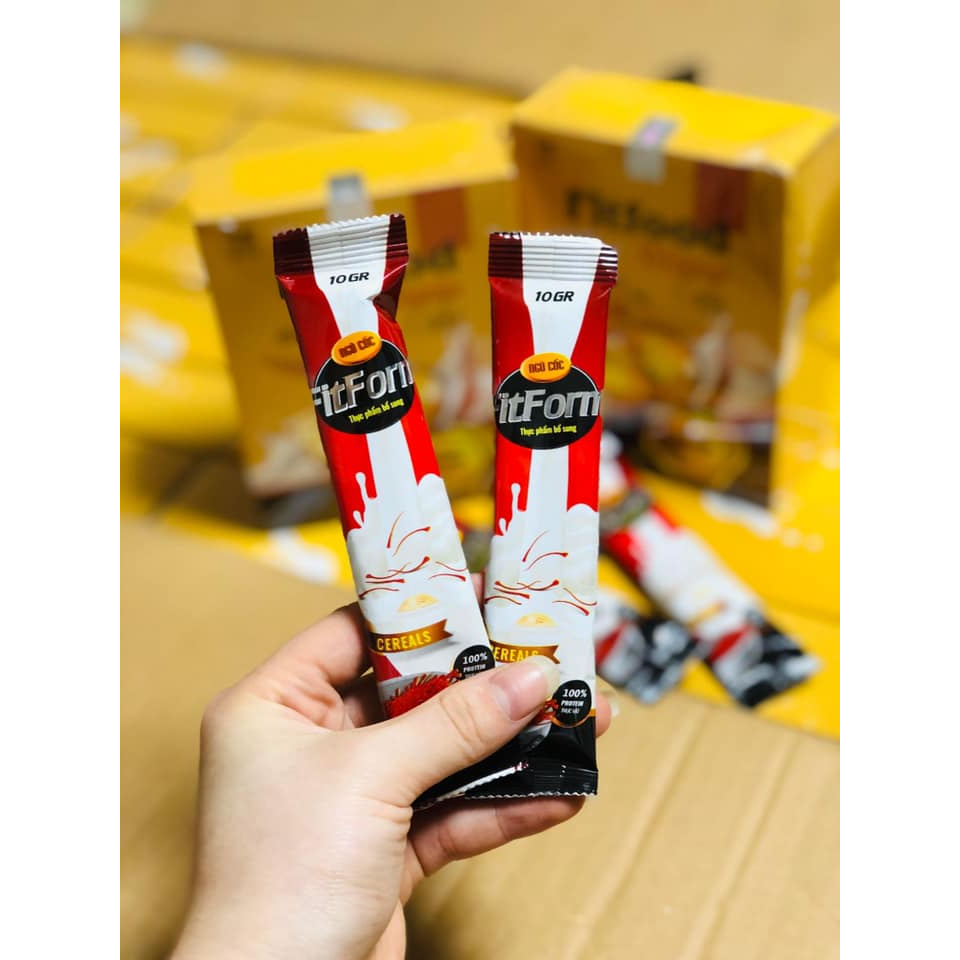 NGŨ CỐC GIẢM CÂN SAFFARON FITFORM TẶNG KÈM HỘP BÁNH VITAMIN