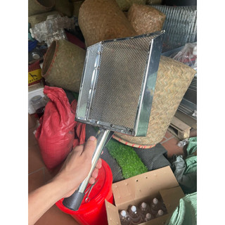 sàng phân gà, sàng cát dụng cụ vệ sinh inox 100% (kiểm tra hàng không ưng trả lại)