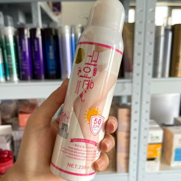 Xịt Tất Chống Nắng Che Khuyết Điểm Trắng Da Stockings Spray Hàn Quốc 238ML