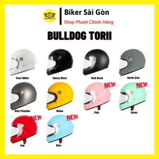 Mũ bảo hiểm fullface cổ điển bulldog torii - bikersaigon