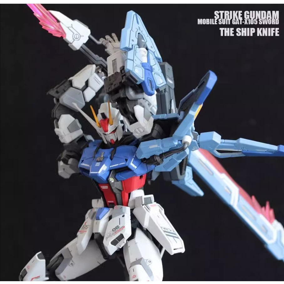 Mô hình Lắp ráp nhựa Gunpla 1/100 MG GAT-X105 Sword Strike Gundam Wuji Model