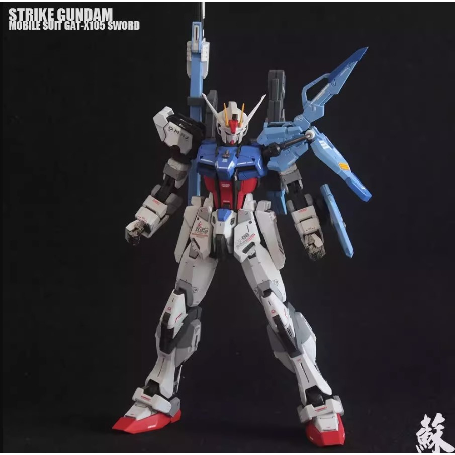 Mô hình Lắp ráp nhựa Gunpla 1/100 MG GAT-X105 Sword Strike Gundam Wuji Model