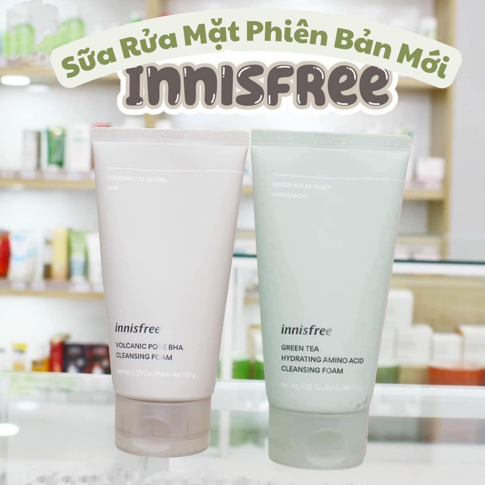 Sữa rửa mặt Innisfree Mẫu Mới 2022