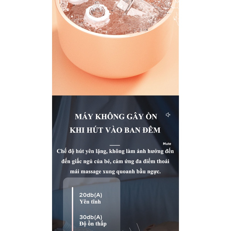 Máy hút sữa điện đôi 5 chức năng 9 cấp lực có massage, hút nhẹ nhàng -N7088