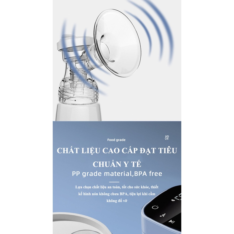 Máy hút sữa điện đôi 5 chức năng 9 cấp lực có massage, hút nhẹ nhàng -N7088