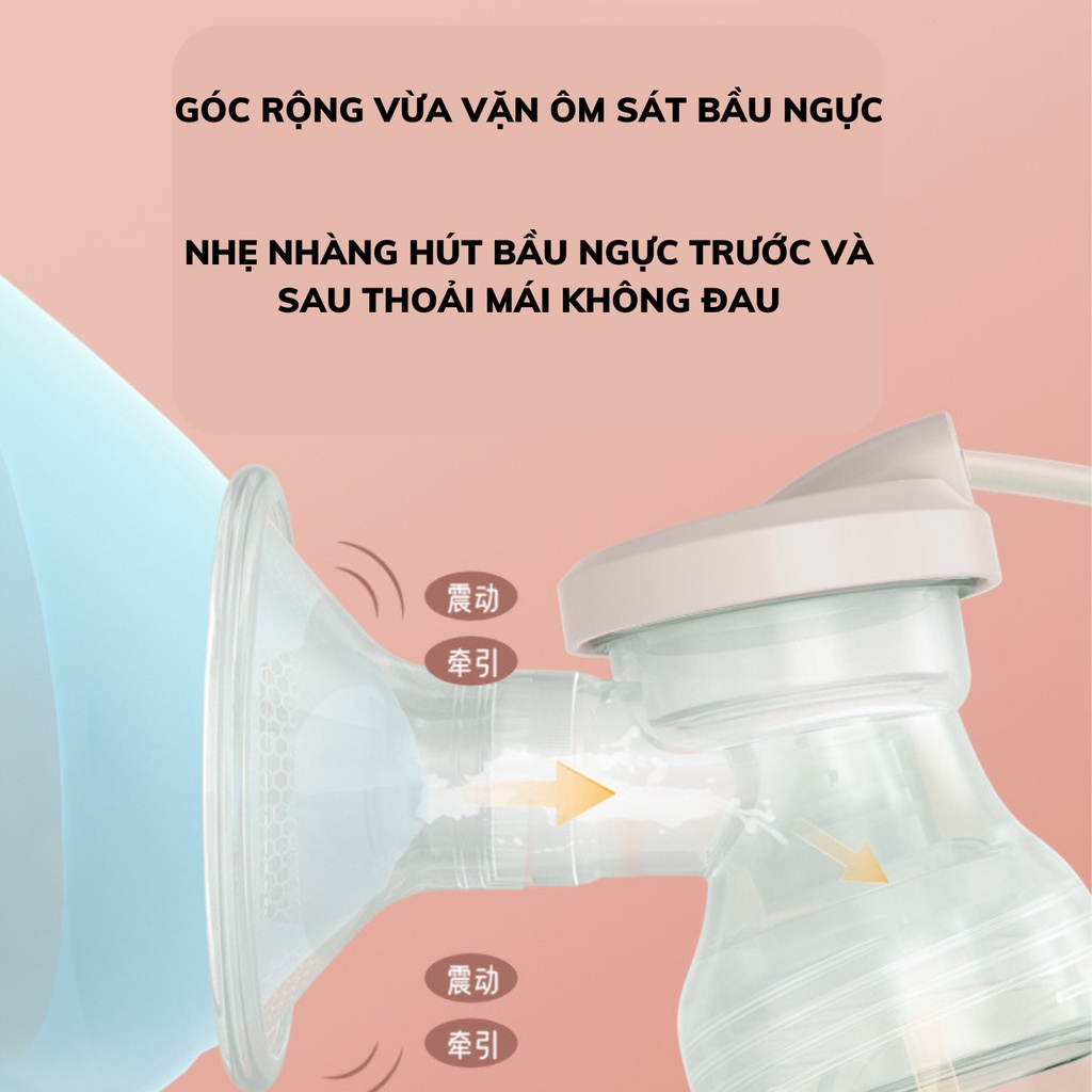 Máy hút sữa điện đôi 5 chức năng 9 cấp lực có massage, hút nhẹ nhàng -N7088