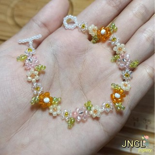 Vòng Tay Hạt Cườm Hình Hoa Vòng Đeo Tay Thanh Lịch TK3198