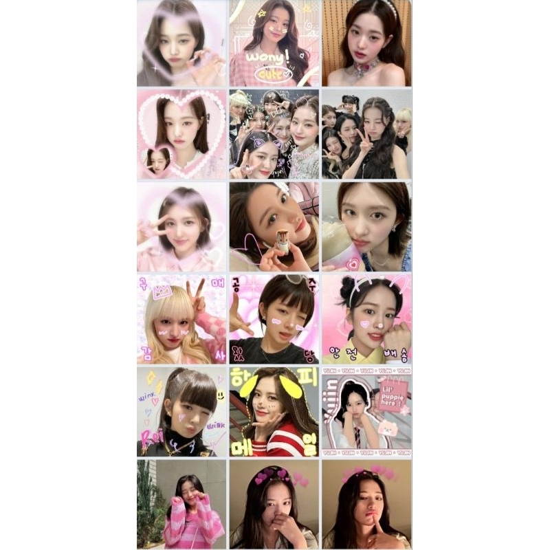 Box mix sticker niêm phong IVE 100c |ANNE| M1