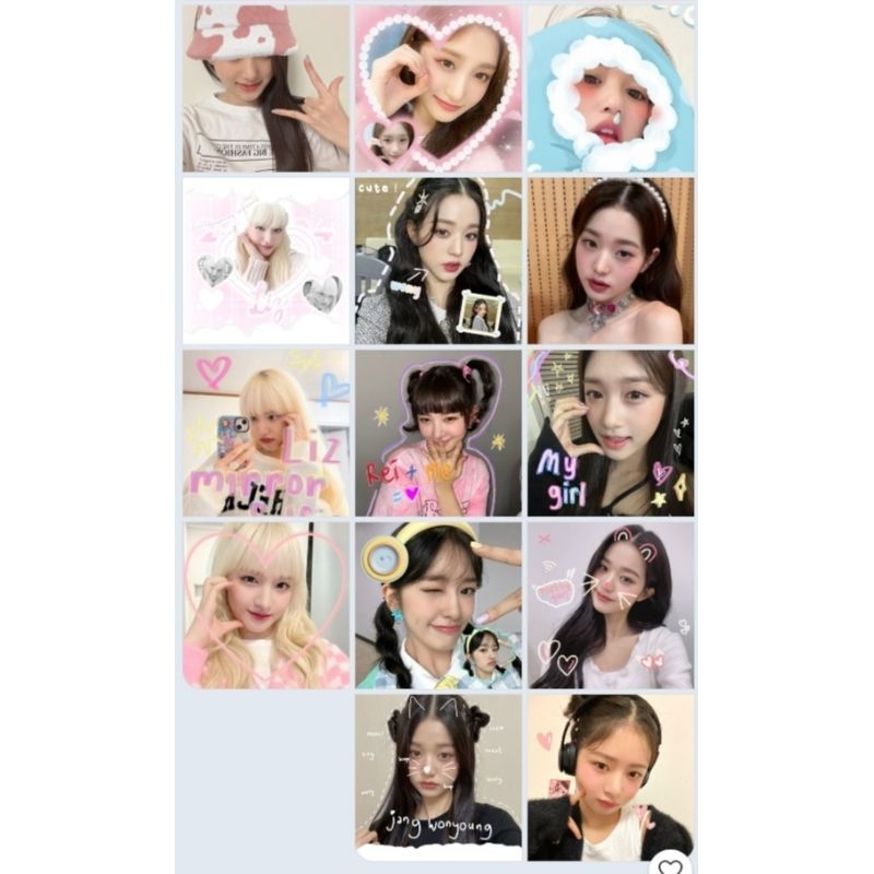 Box mix sticker niêm phong IVE 100c |ANNE| M1