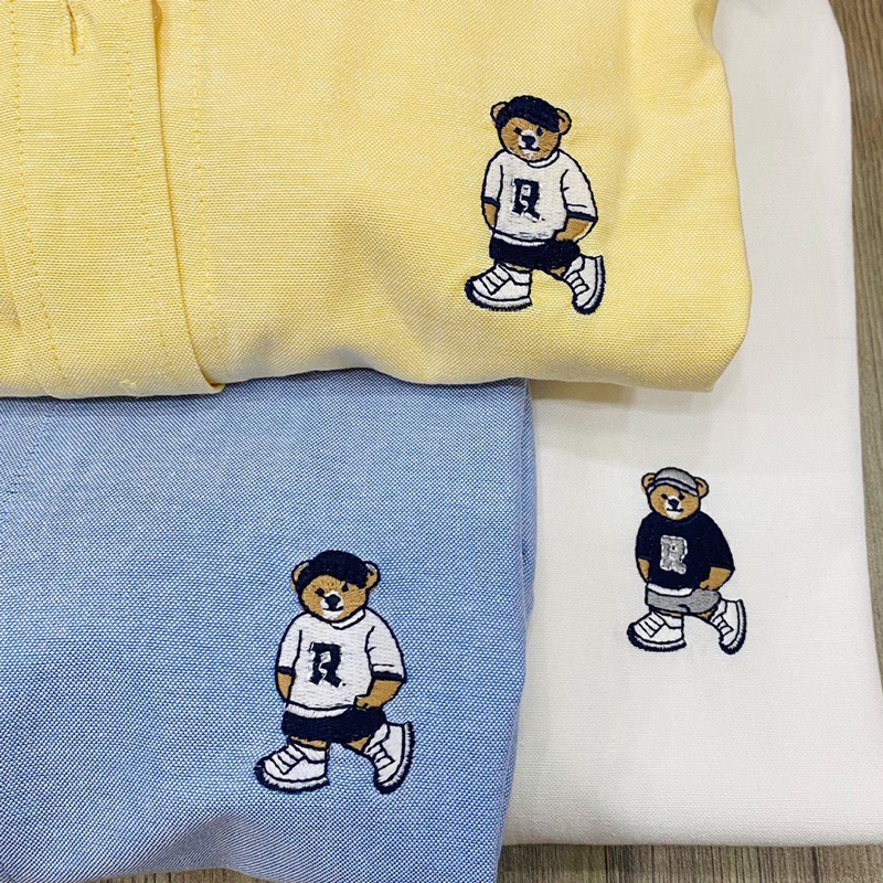 Sơmi thêu gấu Spao