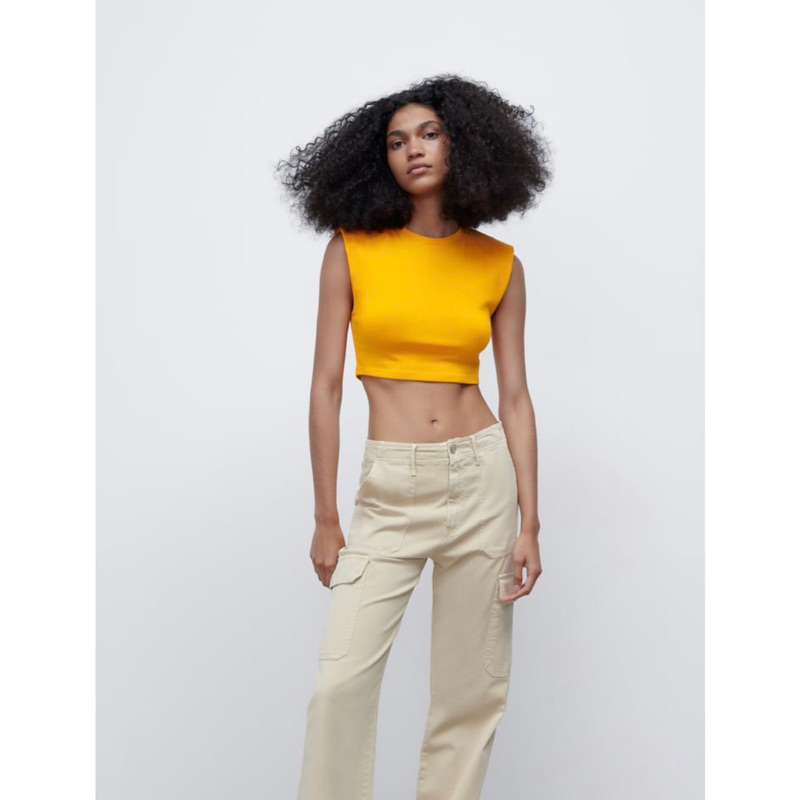 Áo croptop Zara Authentic