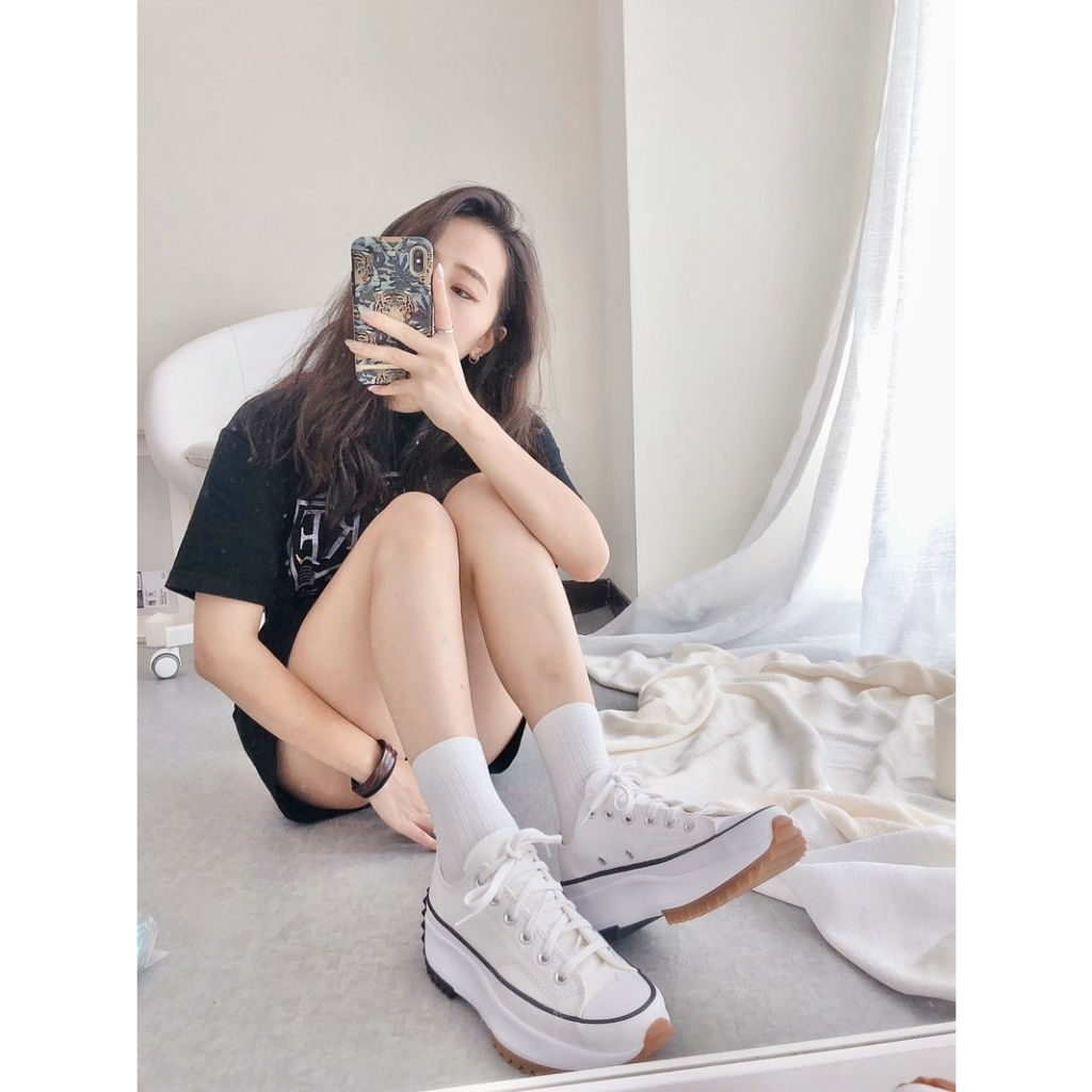 Giày Converse Run Hike Low Trắng