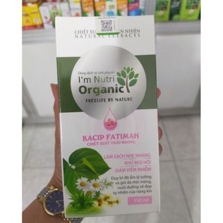 Dung dịch vệ sinh phụ nữ Organic chiết xuất từ thiên nhiên